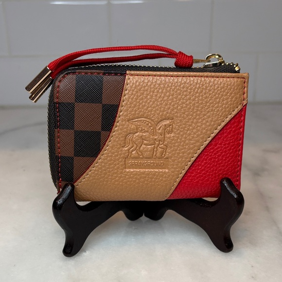 Sprayground Handbags - Sprayground Limited Edition Raceway Henny Compact Corner Zip Wallet - HTF